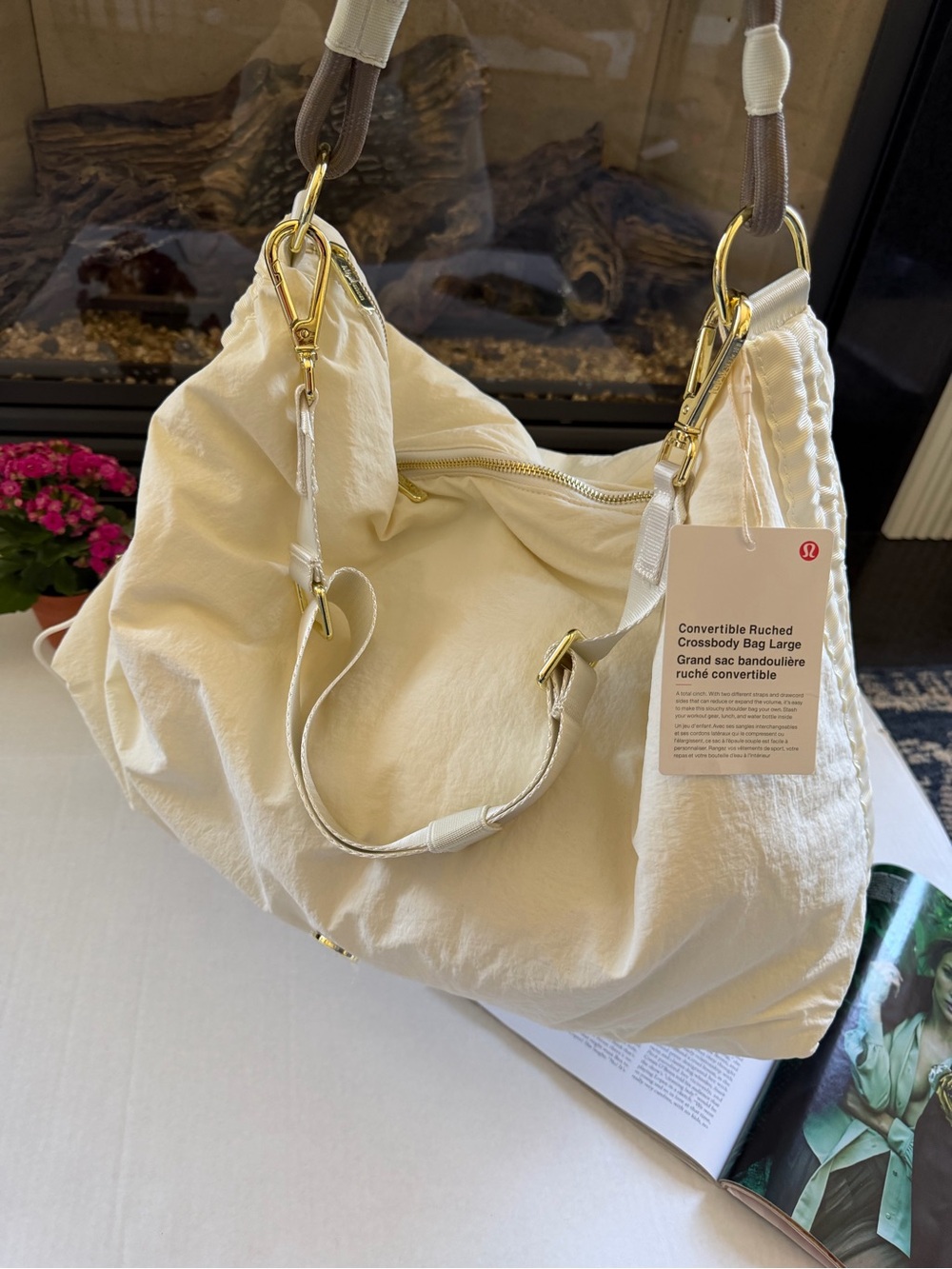 Lululemon Convertible Ruched Crossbody Bag Large 16L